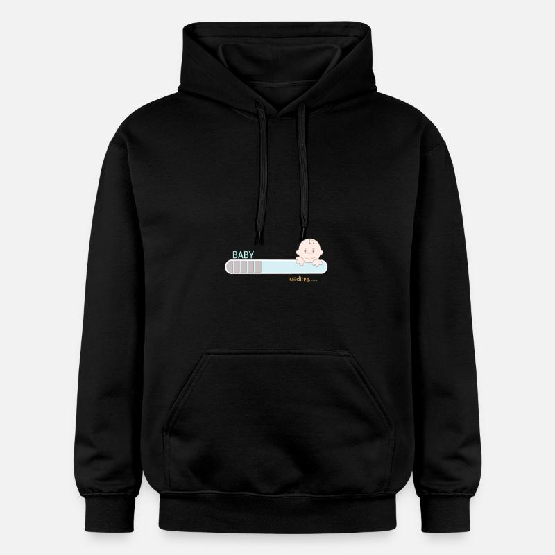 grossesse - Sweat à capuche Softstyle® Gildan Unisexe - noir
