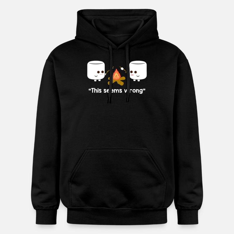 Guimauve Camping - Sweat à capuche Softstyle® Gildan Unisexe - noir