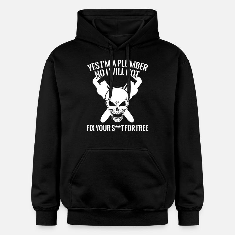 Plomberie - Plomberie - Cadeau - Sweat à capuche Softstyle® Gildan Unisexe - noir