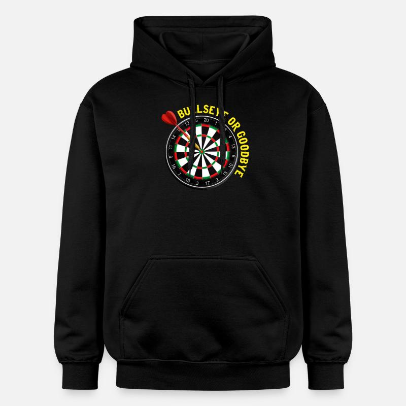 Fléchettes Bullseye Fléchettes Fléchettes club - Sweat à capuche Softstyle® Gildan Unisexe - noir