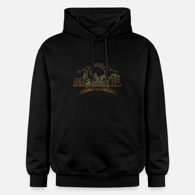 Vancouver - Sweat à capuche Softstyle® Gildan Unisexe - noir