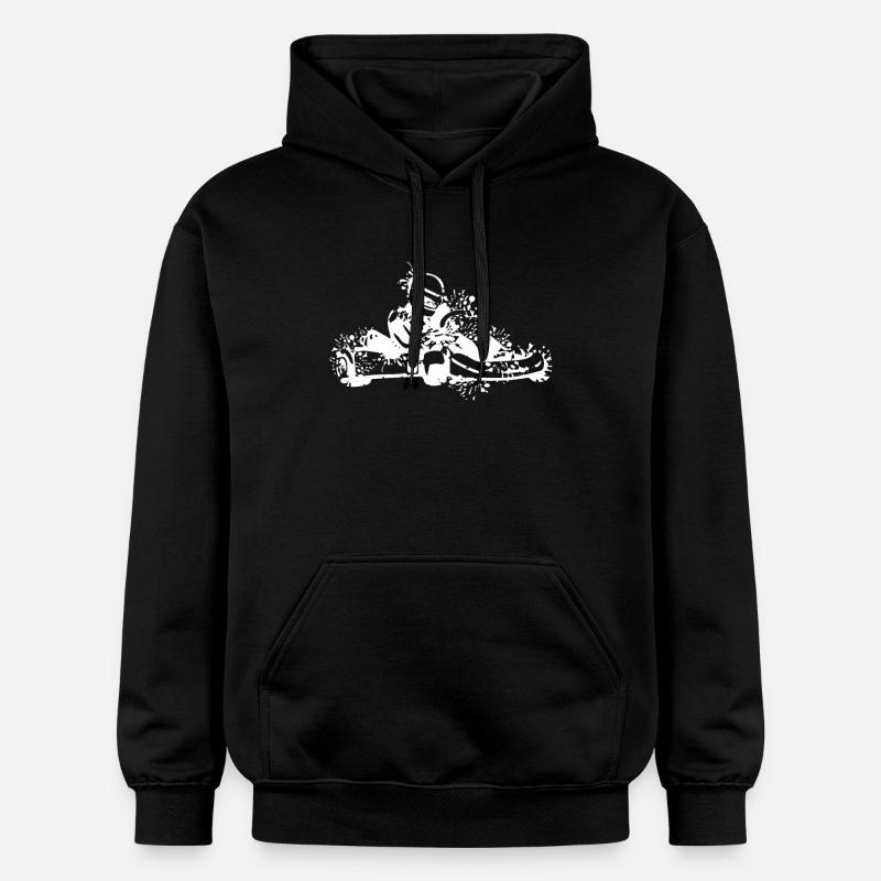 Go-kart cool - Sweat à capuche Softstyle® Gildan Unisexe - noir