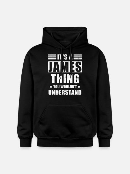 James Geschenk - Gildan Unisex Softstyle® Midweight Hoodie - Schwarz