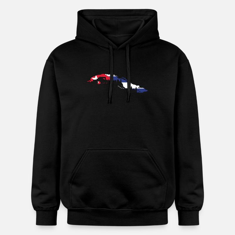 Cuba Drapeau - Sweat à capuche Softstyle® Gildan Unisexe - noir