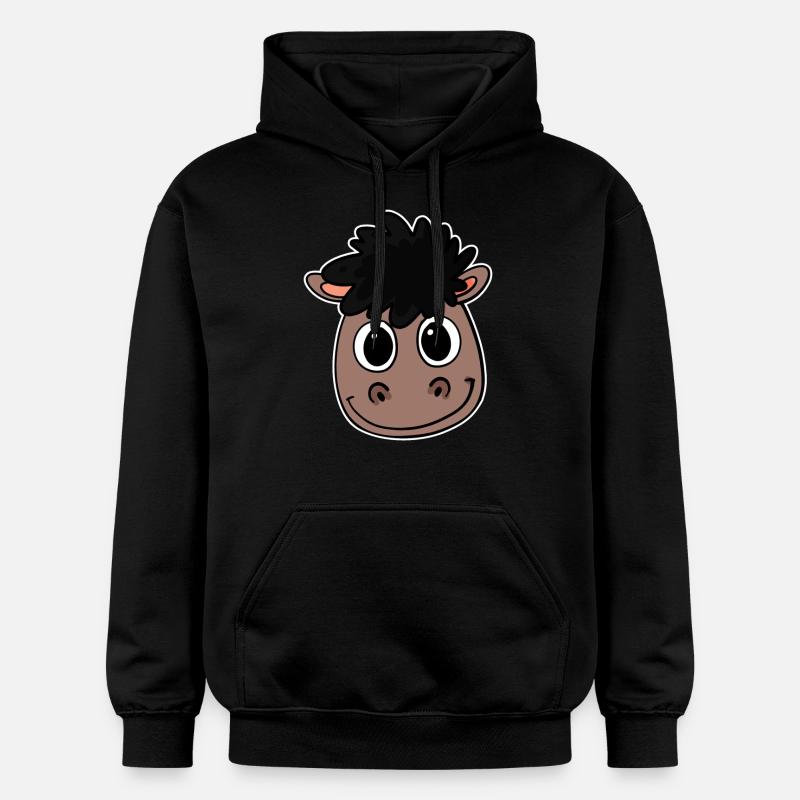 Cheval - Sweat à capuche Softstyle® Gildan Unisexe - noir