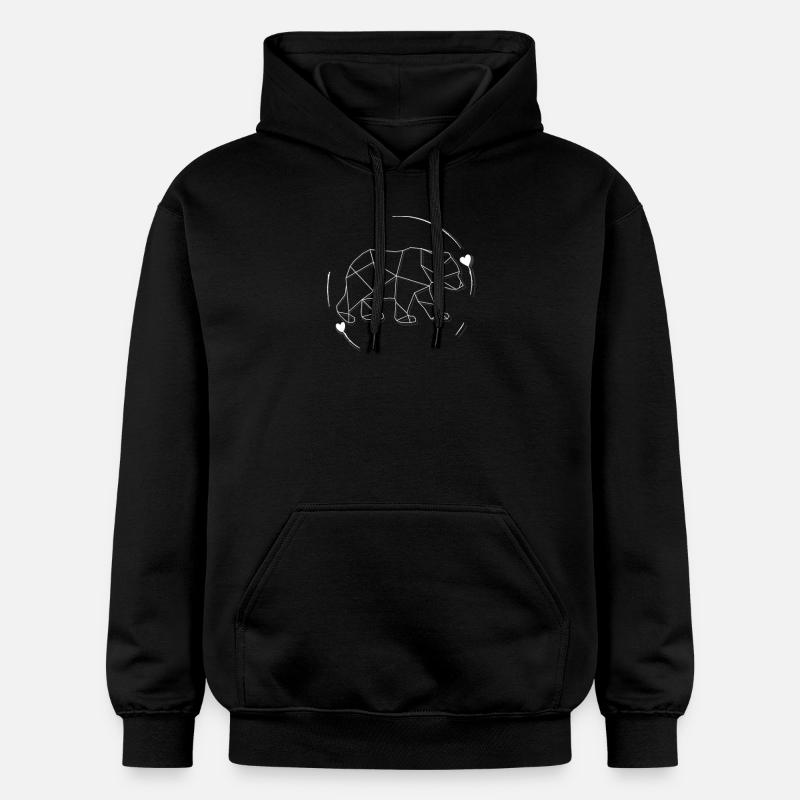 Ours - Sweat à capuche Softstyle® Gildan Unisexe - noir