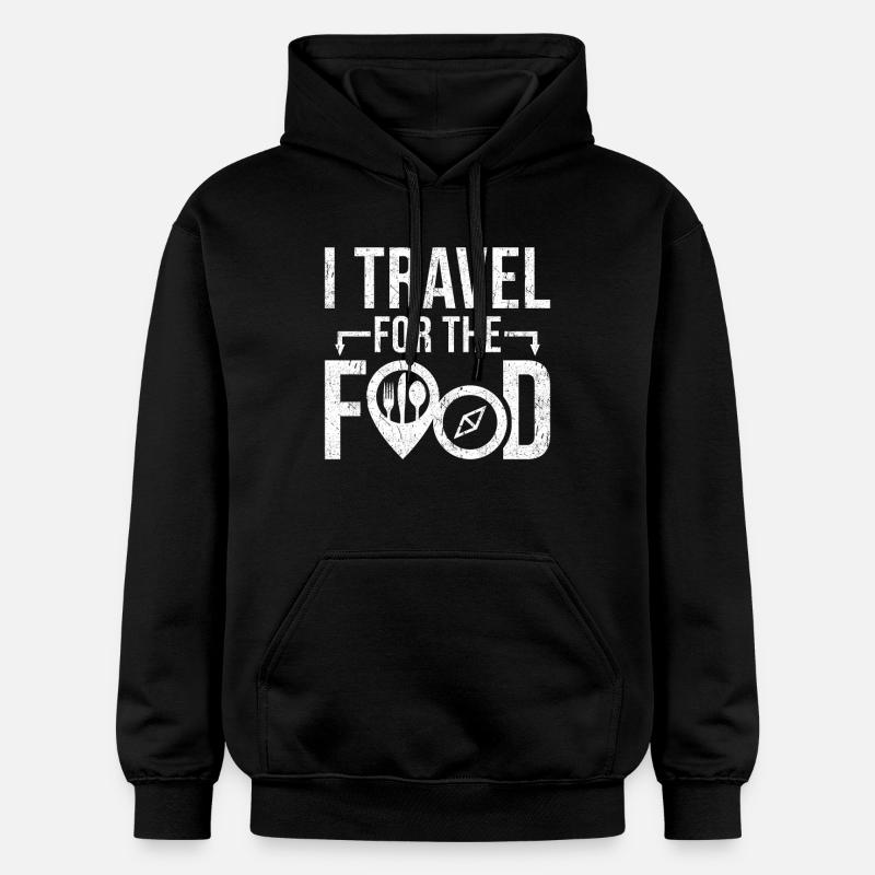 Voyageur alimentaire - Sweat à capuche Softstyle® Gildan Unisexe - noir