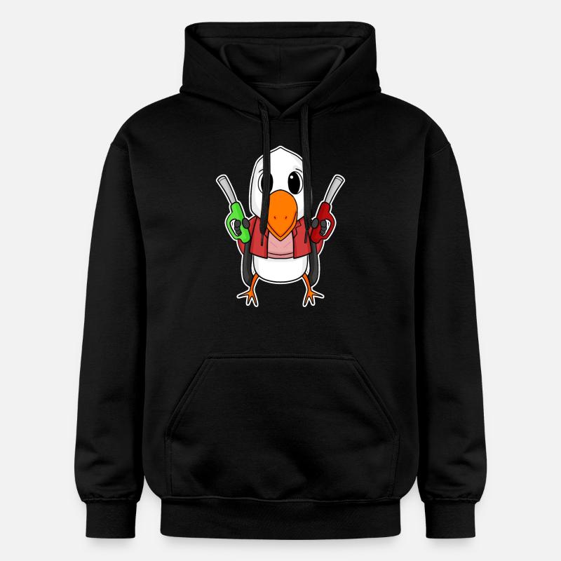 Préposé à la station-service Möwe - Sweat à capuche Softstyle® Gildan Unisexe - noir