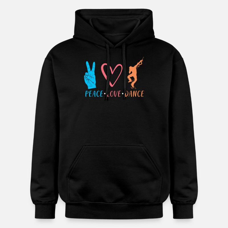 Cadeau danseur dansant - Sweat à capuche Softstyle® Gildan Unisexe - noir