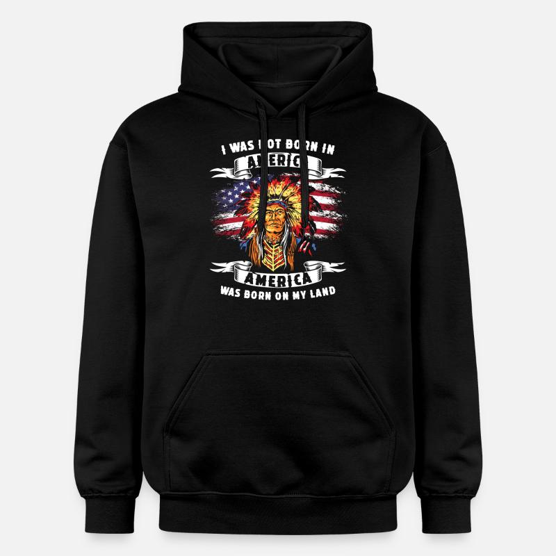 Dicton indien des États-Unis - Sweat à capuche Softstyle® Gildan Unisexe - noir