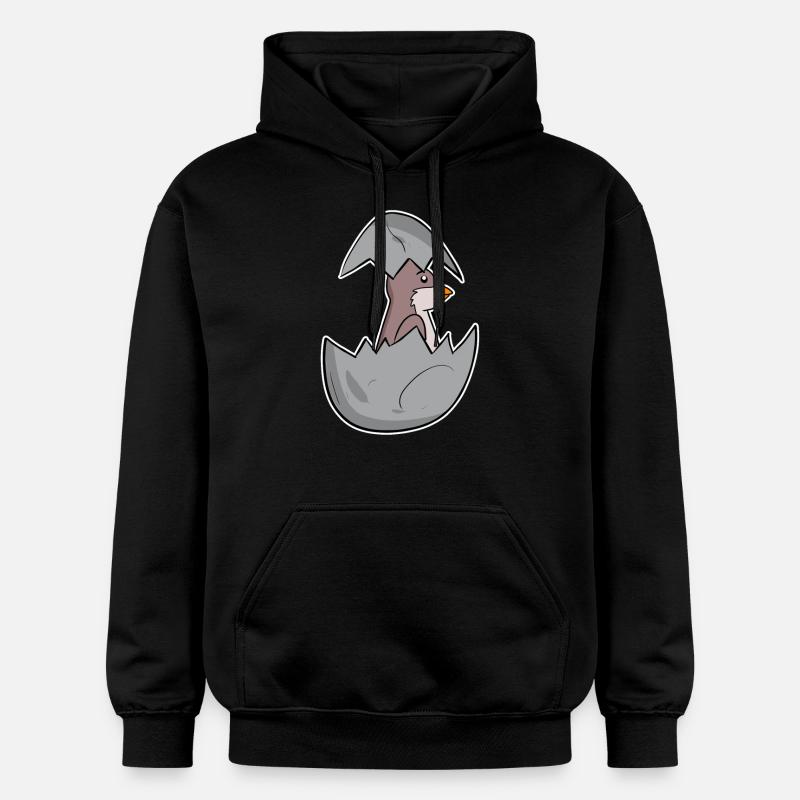 Bébé Moineau Domestique - Sweat à capuche Softstyle® Gildan Unisexe - noir