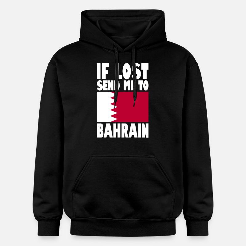 Drapeau de Bahreïn - Sweat à capuche Softstyle® Gildan Unisexe - noir