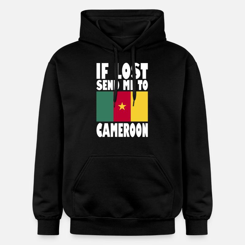 Drapeau du Cameroun - Sweat à capuche Softstyle® Gildan Unisexe - noir
