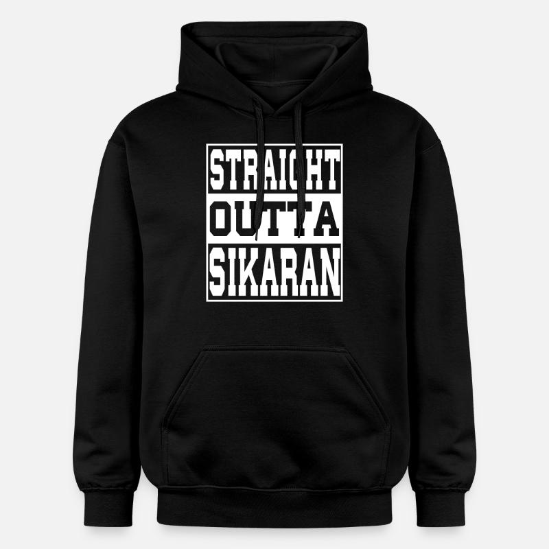 Sikaran dit drôle - Sweat à capuche Softstyle® Gildan Unisexe - noir