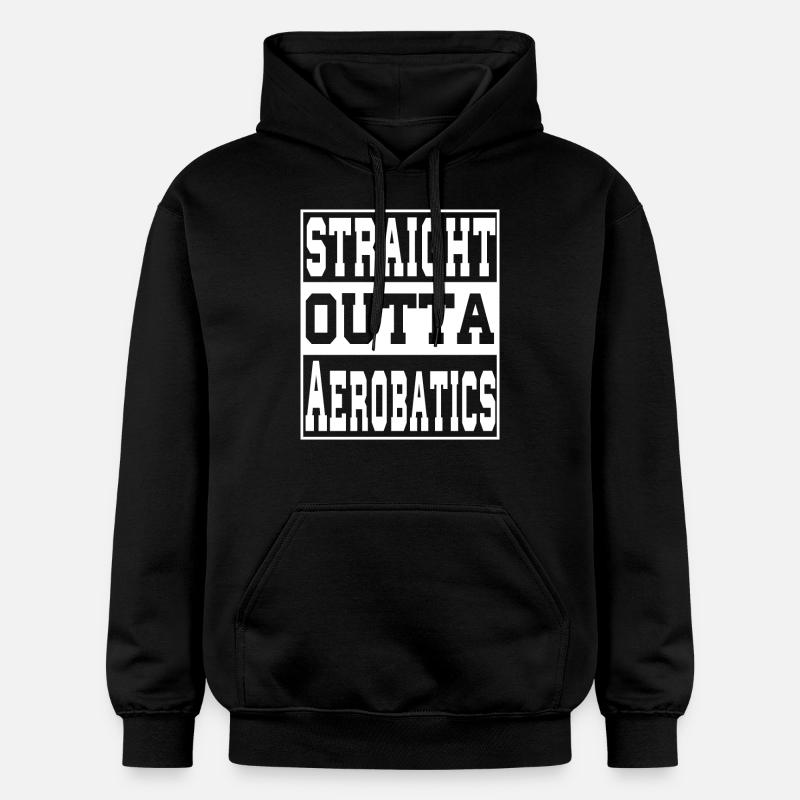 Voltige aérienne drôle - Sweat à capuche Softstyle® Gildan Unisexe - noir