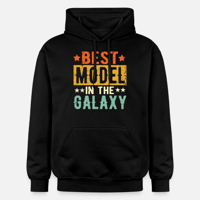 Best Model ever Model Geschenk - Gildan Unisex Softstyle® Midweight Hoodie - Schwarz