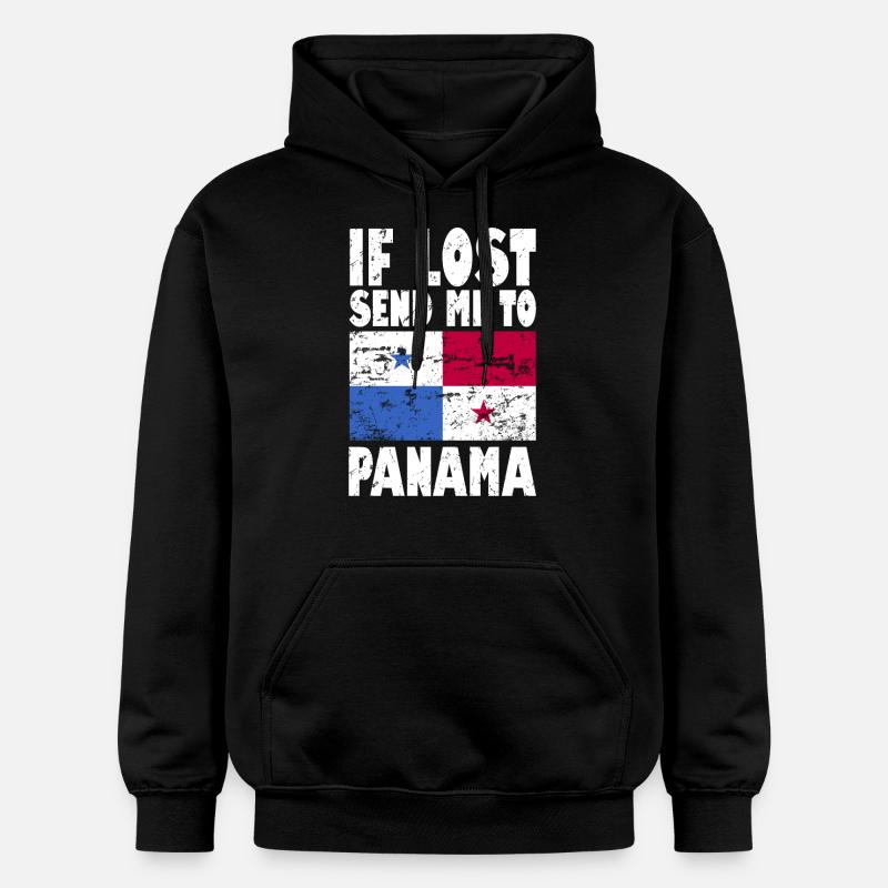 Drapeau du Panama - Sweat à capuche Softstyle® Gildan Unisexe - noir