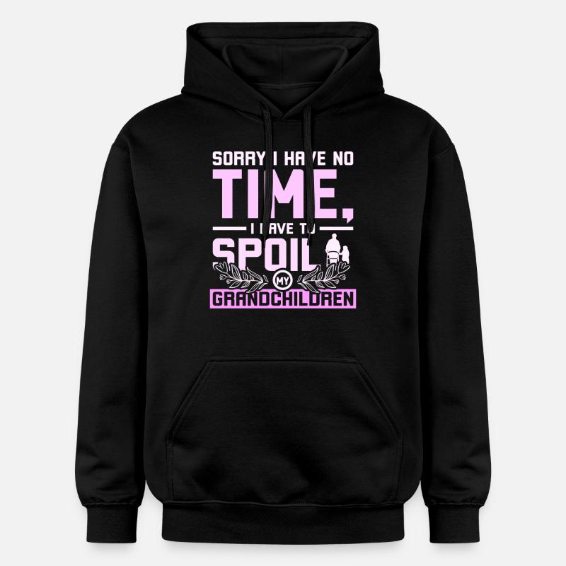Grand-mère gâte ses petits-enfants - Sweat à capuche Softstyle® Gildan Unisexe - noir