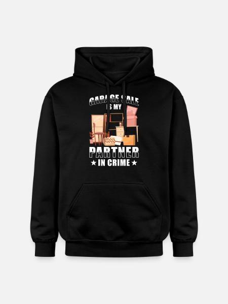Garage sale slogan - Gildan Unisex Softstyle® Midweight Hoodie - black