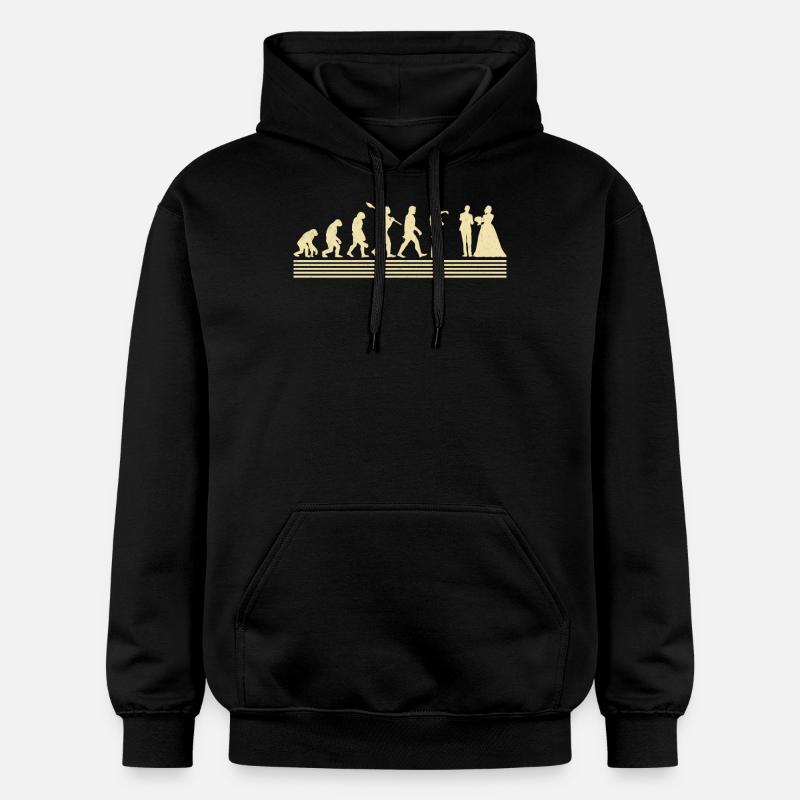 Évolution du photographe de mariage - Sweat à capuche Softstyle® Gildan Unisexe - noir