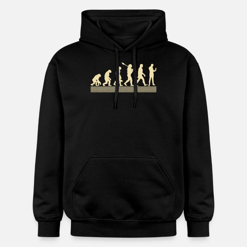Evolution Des Computersystemanalytikers - Gildan Unisex Softstyle® Midweight Hoodie - Schwarz
