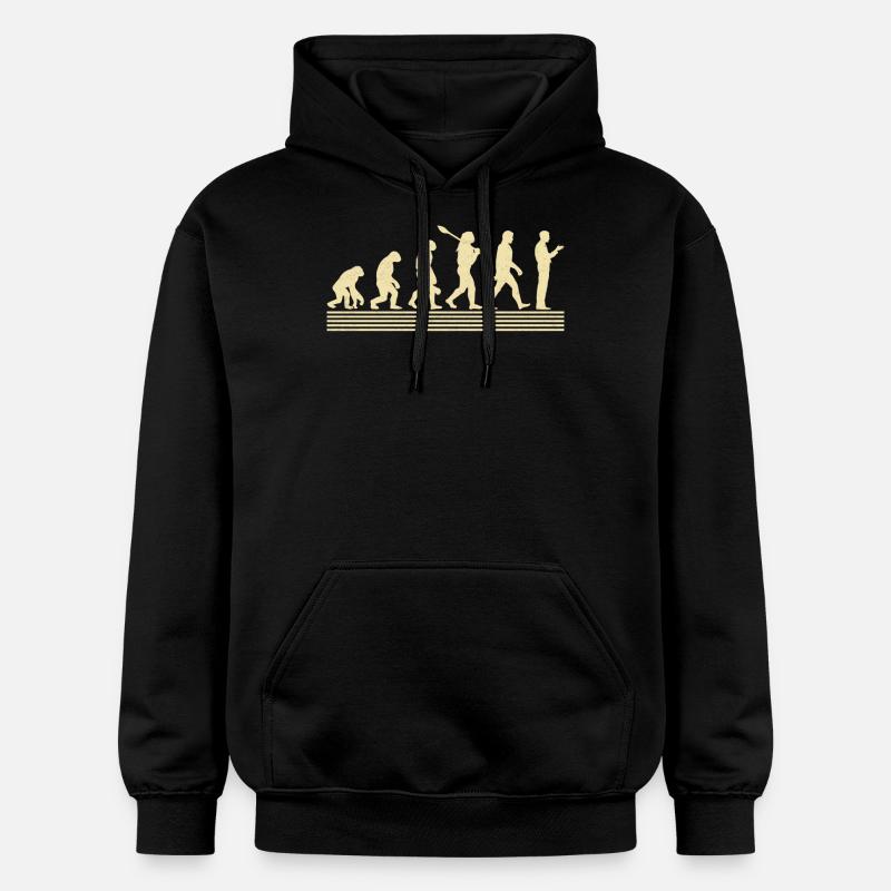 Evolution Des Sprachpathologen - Gildan Unisex Softstyle® Midweight Hoodie - Schwarz