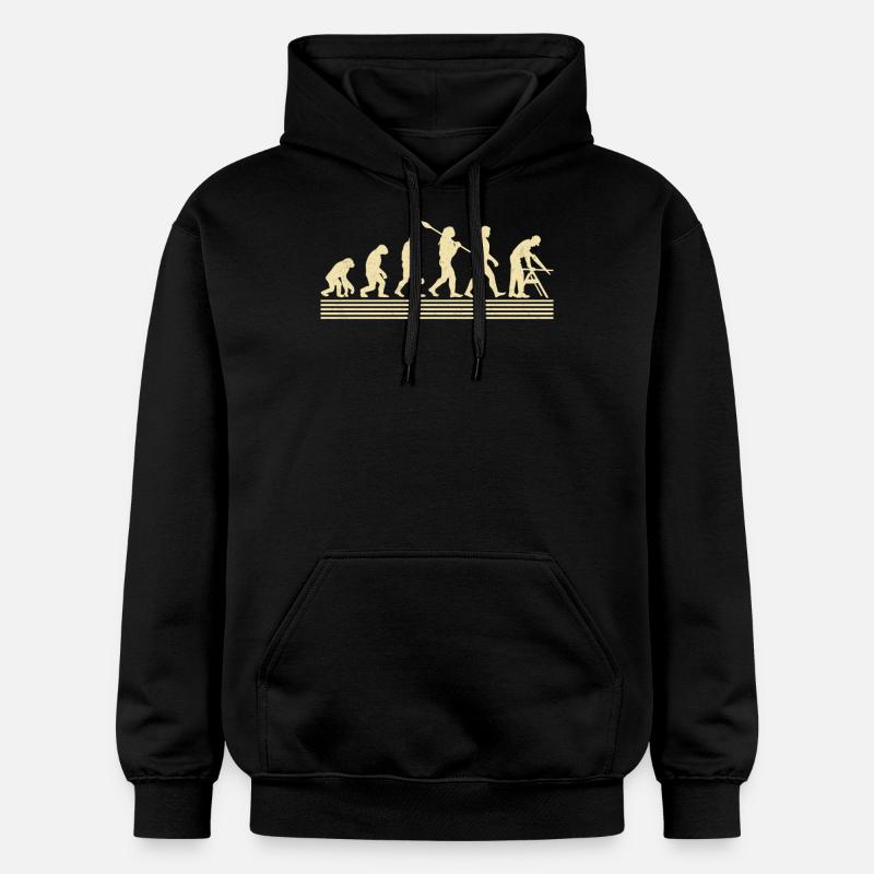 Tischler-evolution - Gildan Unisex Softstyle® Midweight Hoodie - Schwarz