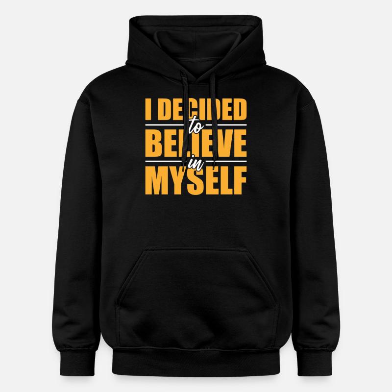 Inspiration Dire confiance en soi - Sweat à capuche Softstyle® Gildan Unisexe - noir