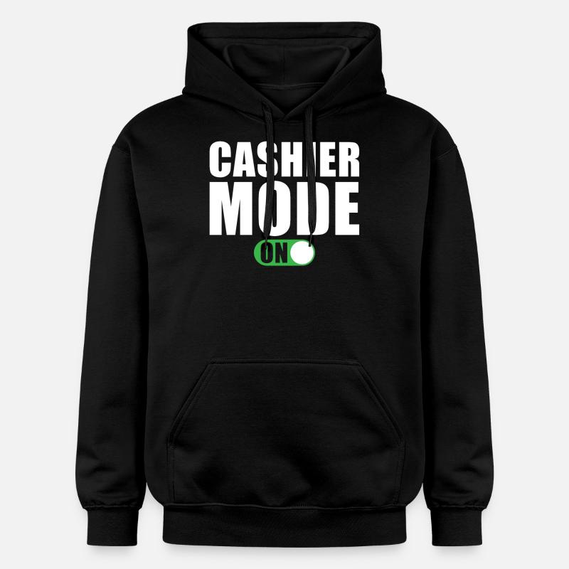 Kassierer Modus Ein - Gildan Unisex Softstyle® Midweight Hoodie - Schwarz