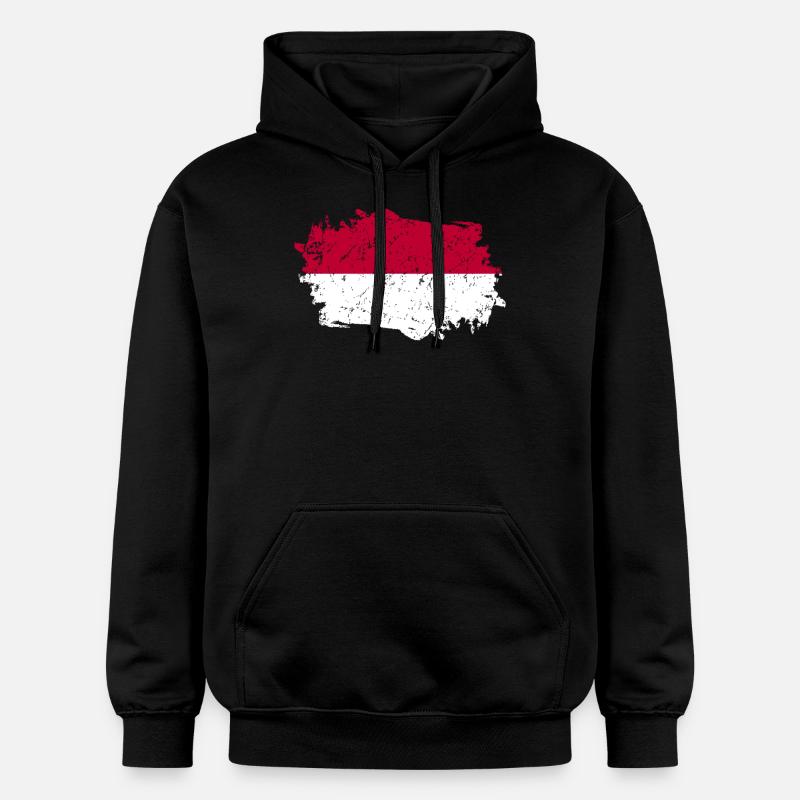 Annonces Flag Grunge Annonces Flag - Sweat à capuche Softstyle® Gildan Unisexe - noir