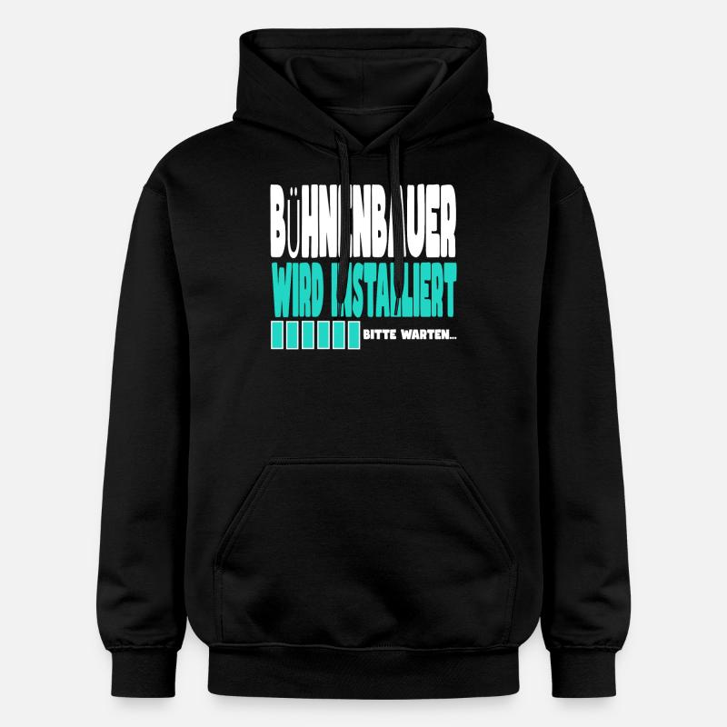 Busfahrer wird installiert - Gildan Unisex Softstyle® Midweight Hoodie - Schwarz