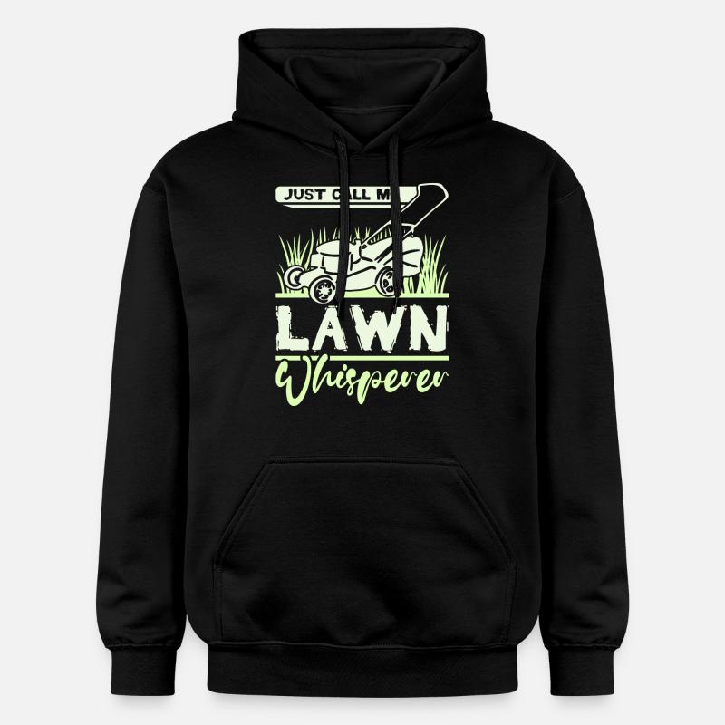 Appelez-moi simplement chuchoteur de pelouse - Sweat à capuche Softstyle® Gildan Unisexe - noir