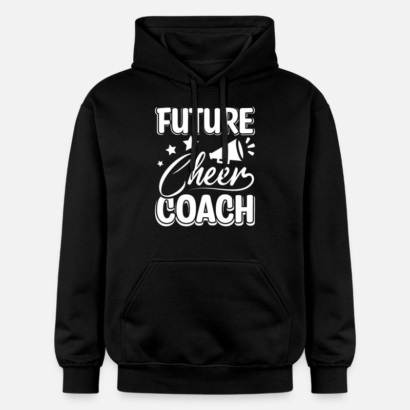 Futur entraîneur de cheer - Sweat à capuche Softstyle® Gildan Unisexe - noir