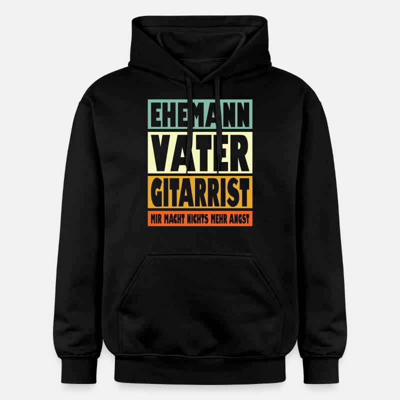 Gärtner Vater Ehemann Held - Gildan Unisex Softstyle® Midweight Hoodie - Schwarz