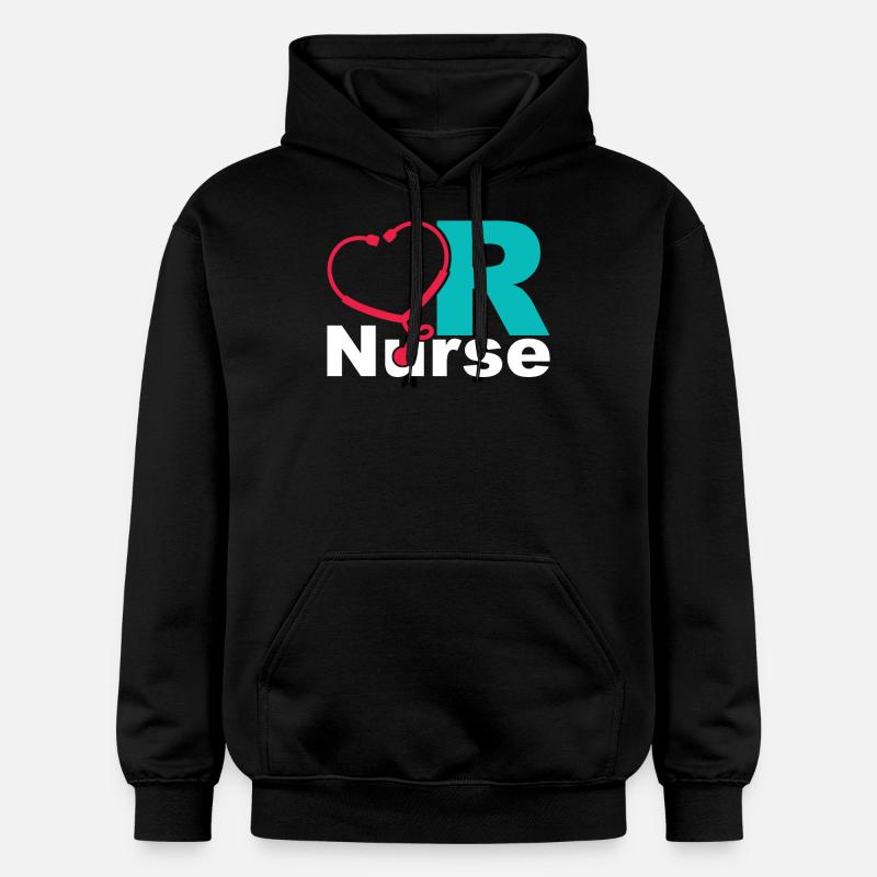 OP Krankenschwester - Gildan Unisex Softstyle® Midweight Hoodie - Schwarz