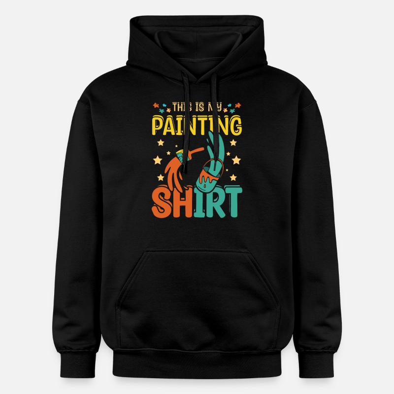 C'est ma chemise de peinture - Sweat à capuche Softstyle® Gildan Unisexe - noir