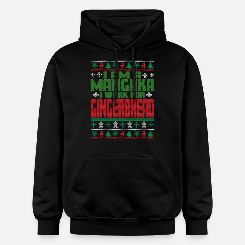Dicton de Noël Mangaka - Sweat à capuche Softstyle® Gildan Unisexe - noir