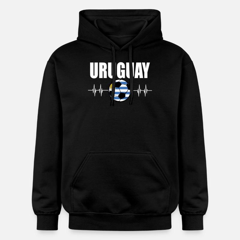 Uruguay Football - Sweat à capuche Softstyle® Gildan Unisexe - noir