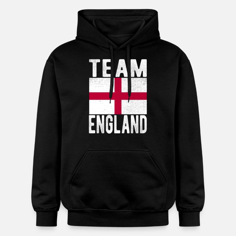 Drapeau de l’Angleterre - Sweat à capuche Softstyle® Gildan Unisexe - noir