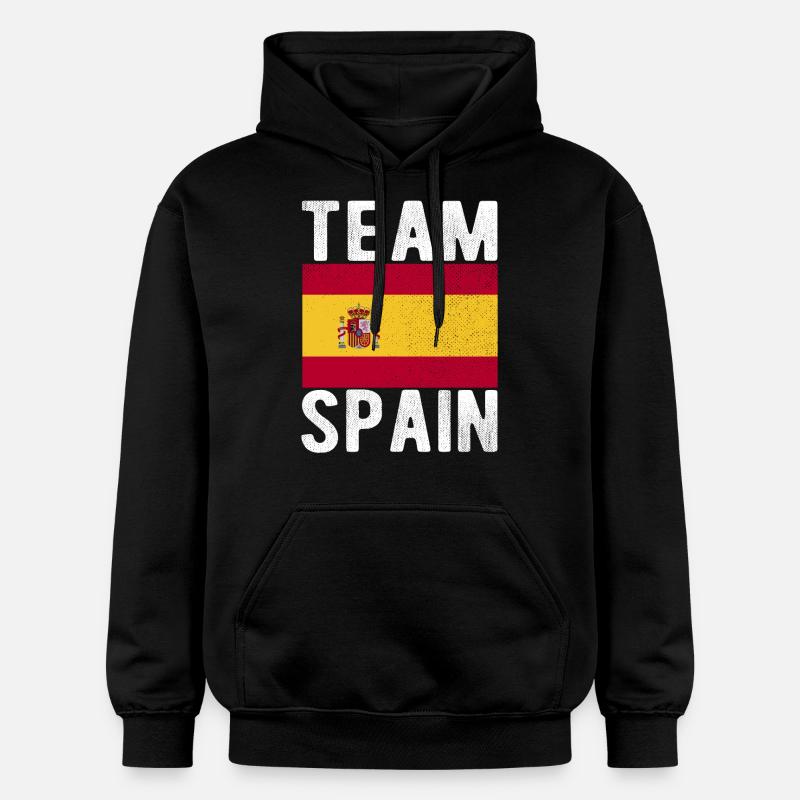 Drapeau de l’Espagne - Sweat à capuche Softstyle® Gildan Unisexe - noir