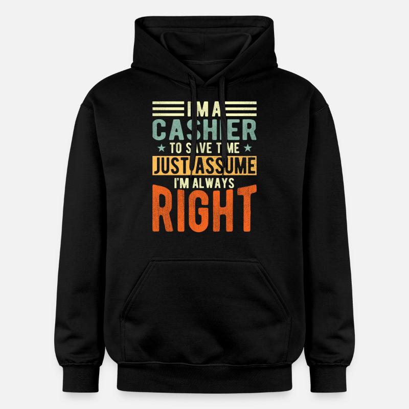 Caissier - Sweat à capuche Softstyle® Gildan Unisexe - noir