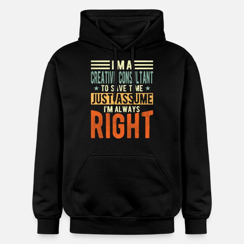 Consultant créatif - Sweat à capuche Softstyle® Gildan Unisexe - noir