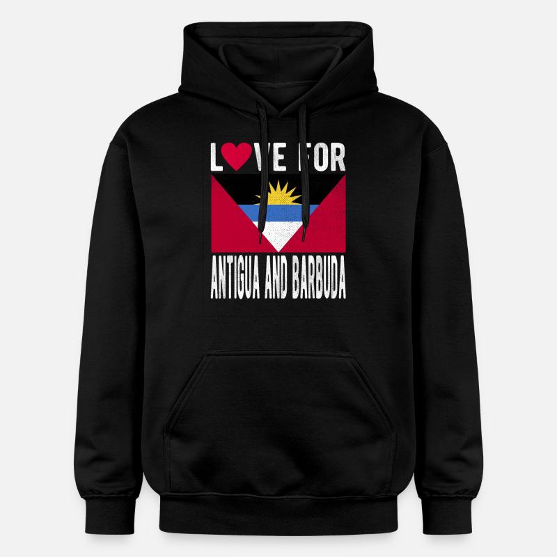 Souvenir d’Antigua-et-Barbuda - Sweat à capuche Softstyle® Gildan Unisexe - noir