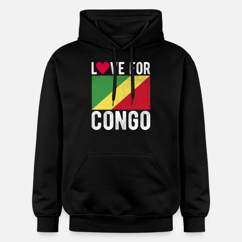 Congo Souvenir - Sweat à capuche Softstyle® Gildan Unisexe - noir