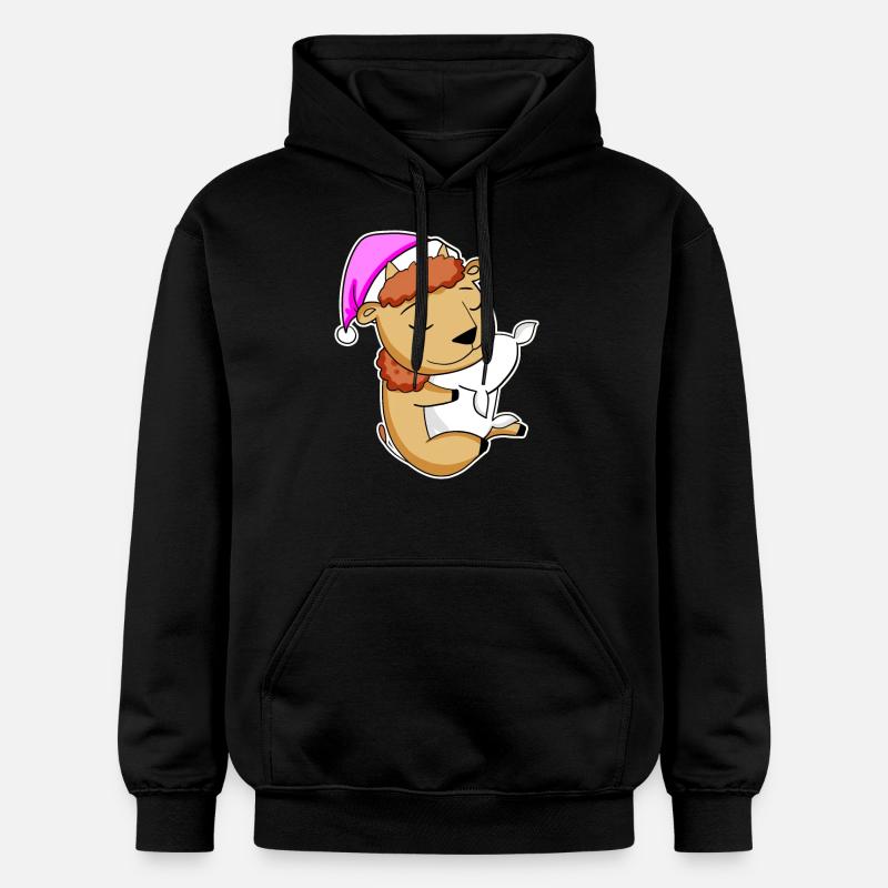 Bison - Sweat à capuche Softstyle® Gildan Unisexe - noir
