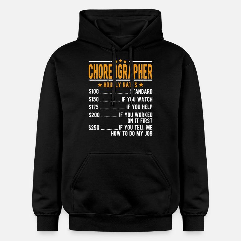 Chorégraphe salaire horaire - Sweat à capuche Softstyle® Gildan Unisexe - noir
