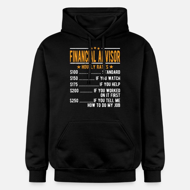 Conseiller financier salaire horaire - Sweat à capuche Softstyle® Gildan Unisexe - noir