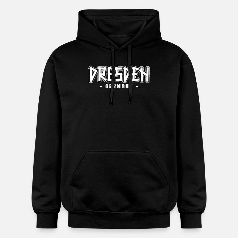 Dresdnerin Dresdner Dresden - Gildan Unisex Softstyle® Midweight Hoodie - black