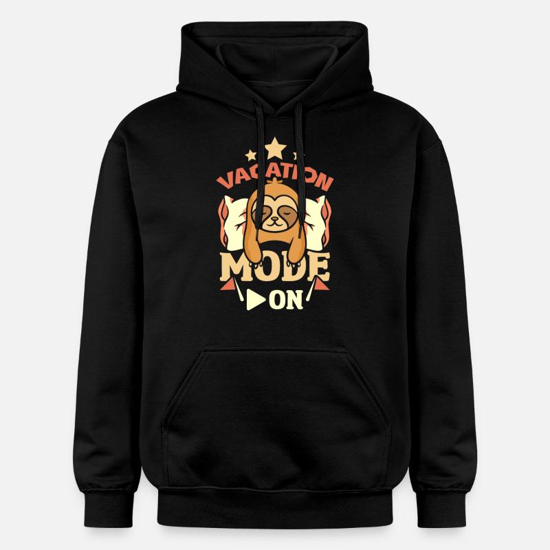 Mode vacances paresseux activé - Sweat à capuche Softstyle® Gildan Unisexe - noir