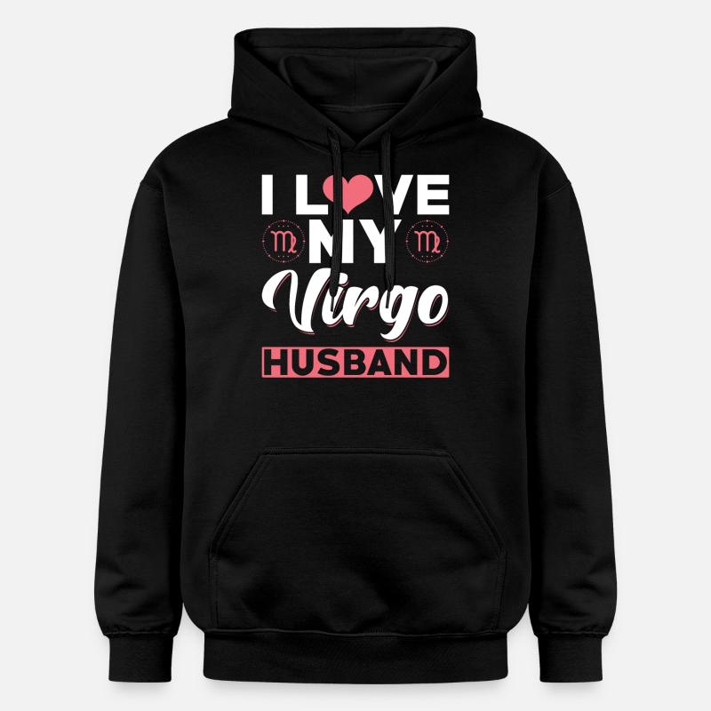 J’aime mon mari vierge - Sweat à capuche Softstyle® Gildan Unisexe - noir